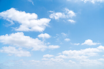 blue sky with white clouds - perfect for sky replacement