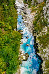 Wall Mural - It's Transparent river with the reflection of the sky and clouds on the water