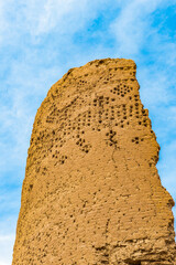 Wall Mural - It's Iranian typical clay fortress. Kashan, Iran