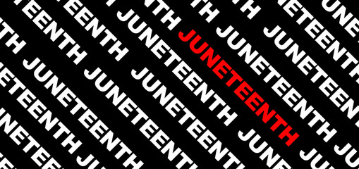 juneteenth black and yellow banner