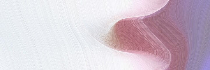 Poster - abstract dynamic header design with rosy brown, lavender and pastel violet colors. fluid curved flowing waves and curves for poster or canvas