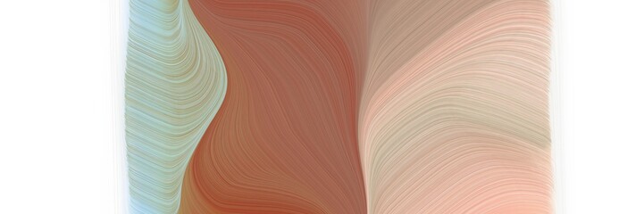Poster - abstract dynamic header design with tan, sienna and lavender colors. fluid curved flowing waves and curves for poster or canvas