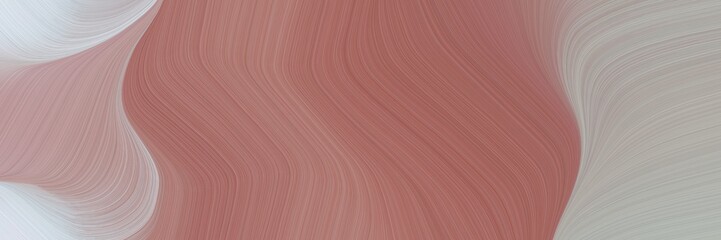 Aufkleber - abstract dynamic header design with antique fuchsia, light gray and dark gray colors. fluid curved lines with dynamic flowing waves and curves for poster or canvas