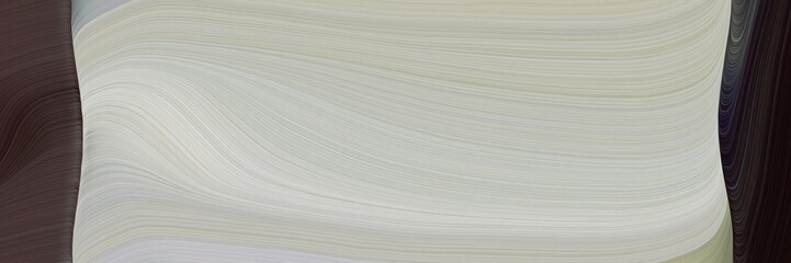 Aufkleber - abstract decorative banner with silver, very dark blue and dim gray colors. fluid curved flowing waves and curves for poster or canvas