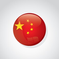 Sticker - china flag