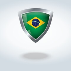 Sticker - brazil flag icon