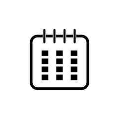 Poster - Best Calendar Icon In Trendy Flat Design