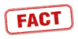fact stamp. fact square grunge sign. label