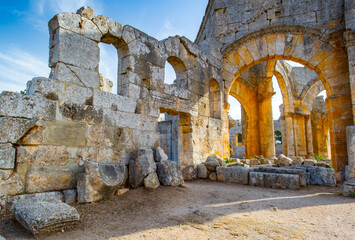 Wall Mural - It's Ruins of the ancient castle in Syria