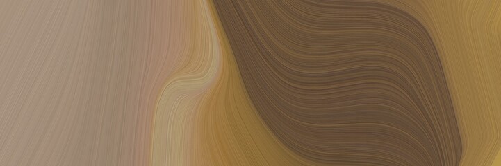 Poster - abstract moving banner with pastel brown, gray gray and old mauve colors. fluid curved lines with dynamic flowing waves and curves for poster or canvas