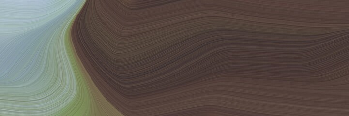 Poster - abstract artistic banner design with old mauve, dark gray and gray gray colors. fluid curved flowing waves and curves for poster or canvas