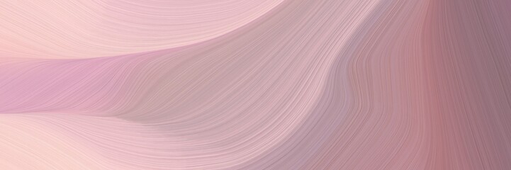 Aufkleber - abstract flowing banner with pastel purple, pastel pink and antique fuchsia colors. fluid curved lines with dynamic flowing waves and curves for poster or canvas