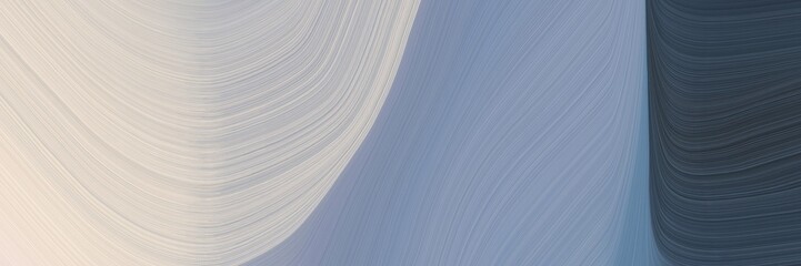 Aufkleber - abstract modern header with ash gray, dark gray and dark slate gray colors. fluid curved lines with dynamic flowing waves and curves for poster or canvas