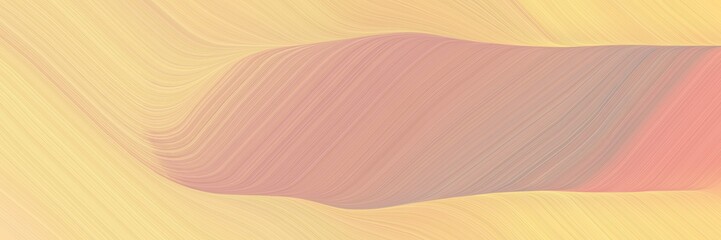 Aufkleber - abstract modern banner with burly wood, khaki and tan colors. fluid curved lines with dynamic flowing waves and curves for poster or canvas