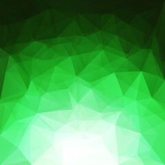 Wall Mural - Abstract green geometric background