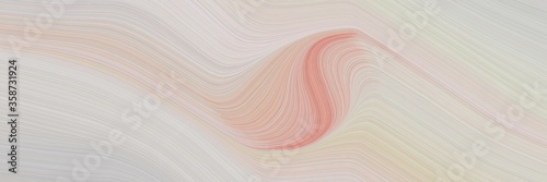 Fotografía abstract modern banner design with pastel gray, dark salmon and tan colors