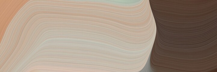 Leinwandbilder - abstract flowing header with ash gray, tan and old mauve colors. fluid curved lines with dynamic flowing waves and curves for poster or canvas