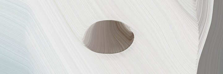 Poster - abstract modern horizontal banner with light gray, pastel brown and gray gray colors. fluid curved flowing waves and curves for poster or canvas