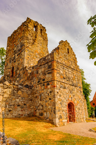 Fotomural Church of Saint Olof in Sigtuna, Sweden