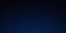The Night Sky Is Full Of Stars. Vector Sky Background