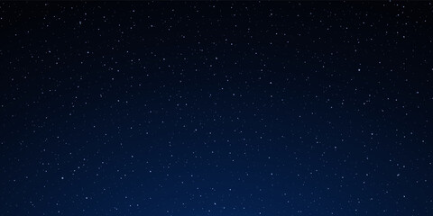 the night sky is full of stars. vector sky background