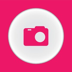 Canvas Print - camera icon