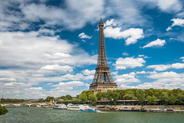 Wall Mural - view of the eiffel tower