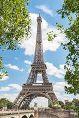 Wall Mural - view of the eiffel tower