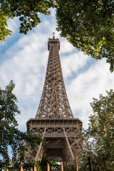 Wall Mural - view of the eiffel tower