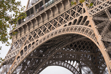 Wall Mural - view of the eiffel tower