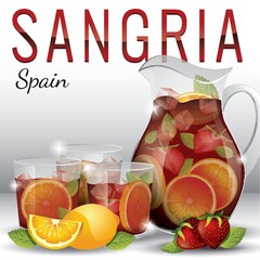 Canvas Print - sangria