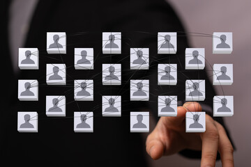 conference digital network and data concept team.