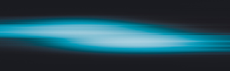 Poster - Abstract rays of light blue black background as header or banner