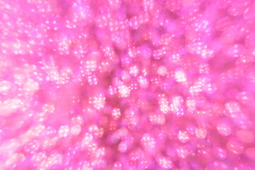 Sticker - Pink crystal abstract background and defocus on bokeh sparkling background