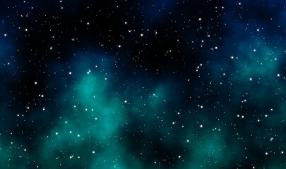 Space scape illustration graphic design background