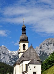 Poster - Pfarrkirche St. Sebastian in Ramsau Berchtesgaden