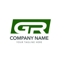 Wall Mural - logo initial letter gr