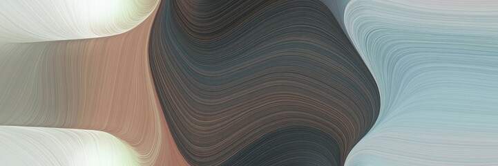 Poster - art decorative waves design with dark gray, dark slate gray and old mauve colors. can be used as poster, card or background graphic