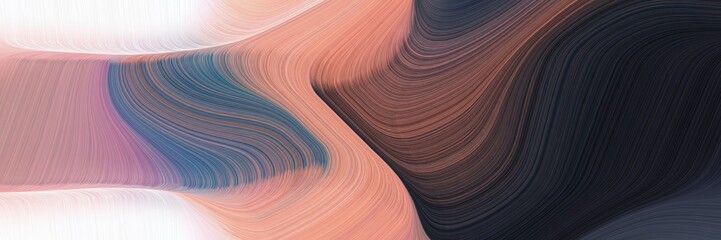 Poster - abstract decorative waves style with very dark blue, baby pink and antique fuchsia colors. can be used as poster, card or background graphic