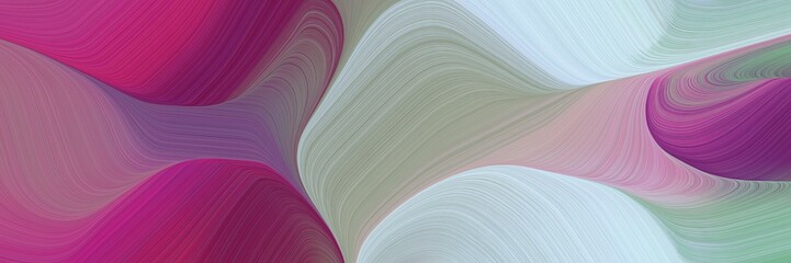 Aufkleber - dynamic decorative waves background with ash gray, dark gray and dark moderate pink colors. can be used as poster, card or background graphic