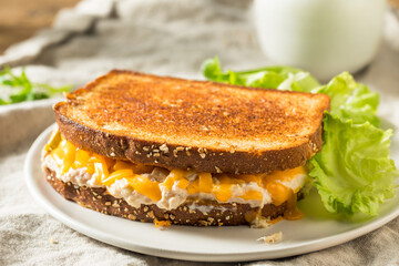 Wall Mural - Homemade Toasted Tuna Melt Sandwich