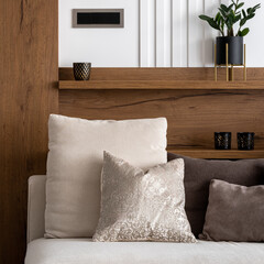 Wall Mural - elegant and stylish designed living room