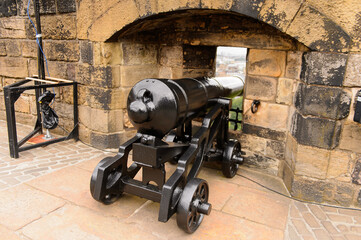 Wall Mural - Cannon at the Edinburgh Castle, Scotland