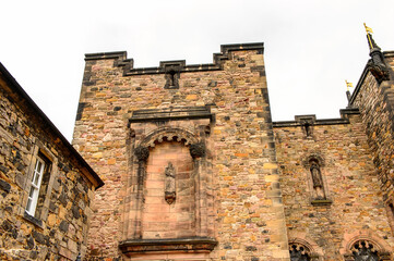 Wall Mural - The Royal Palace in Crown Square, Edinburgh Castle, Scotland