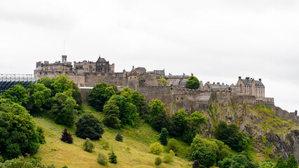 Wall Mural - Edinburgh Castle on the Castle rock, Scotland