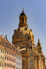 Wall Mural - Dresden Frauenkirche (Church of Our Lady), a Lutheran church in Dresden, the capital of the German state of Saxony.