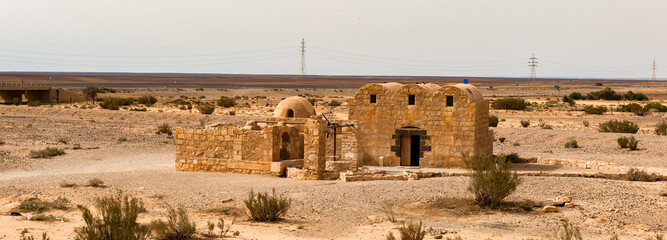 It's Qasr Amra, a desert castle in Jordan. UNESCO World Heritage site