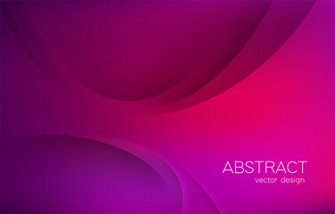 Poster - Abstract purple colorful vector background, color flow liquid wave for design brochure, website, flyer. Minimal design