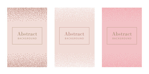 Poster - Organic pattern set. Abstract shapes like corals.