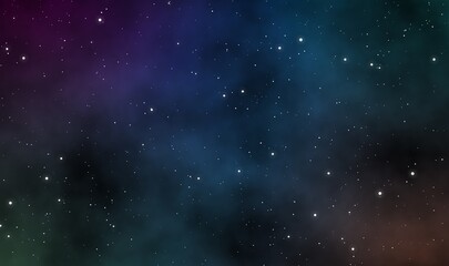 Wall Mural - Spacescape illustration grphic design background